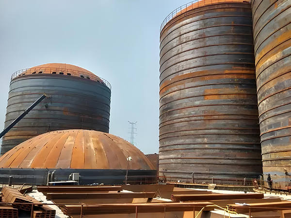 后湖管理区焦粉钢板仓